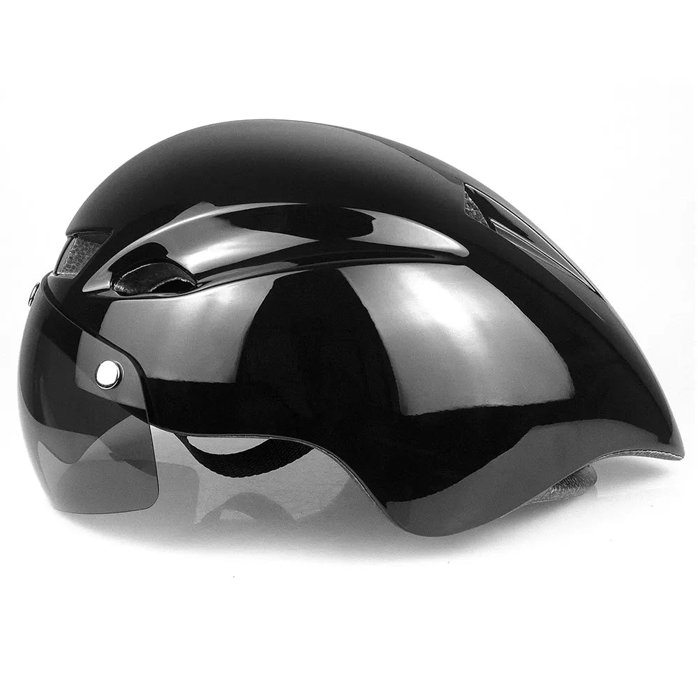 Capacete de Ciclismo Aero com Lente –