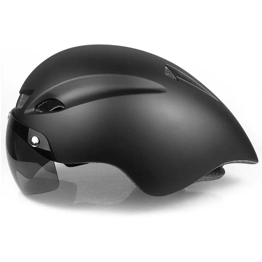 Capacete de Ciclismo Aero com Lente –