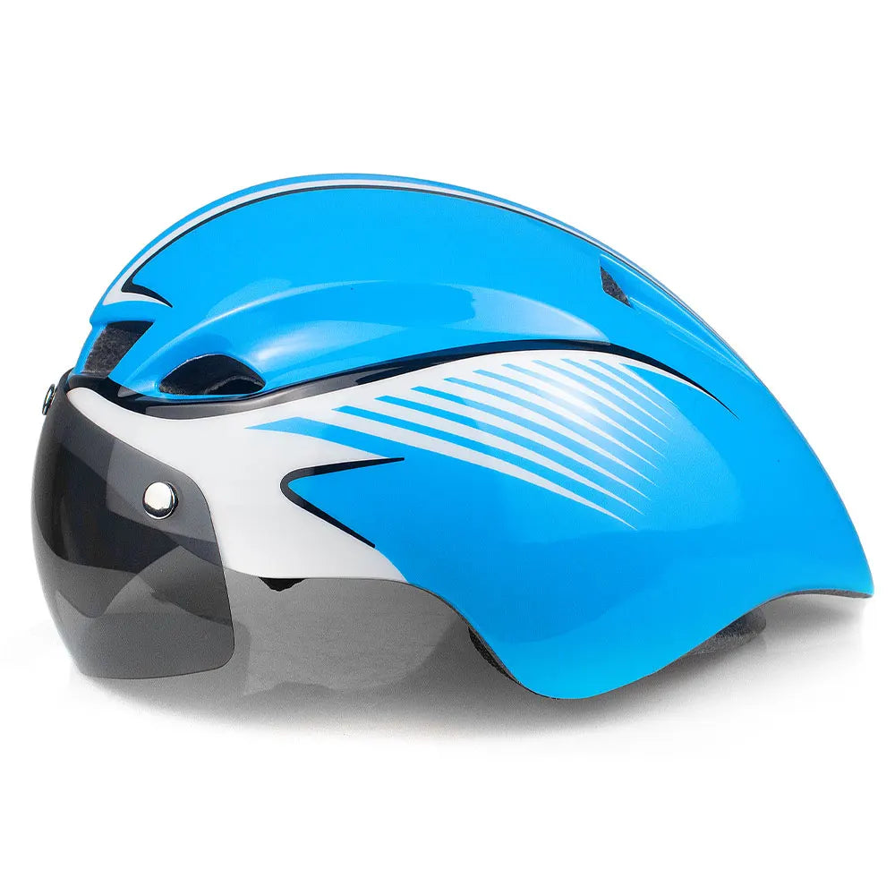 Capacete de Ciclismo Aero com Lente –