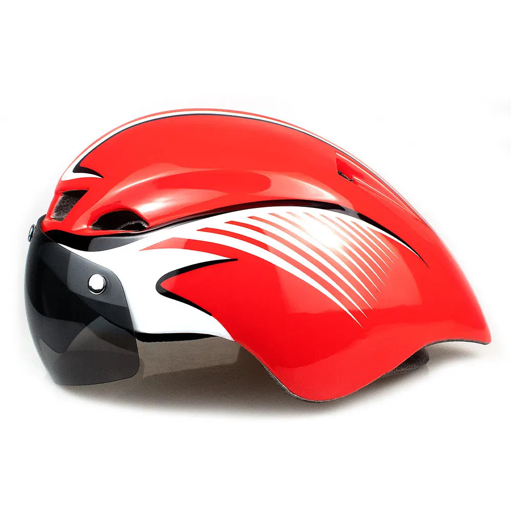 Capacete de Ciclismo Aero com Lente –
