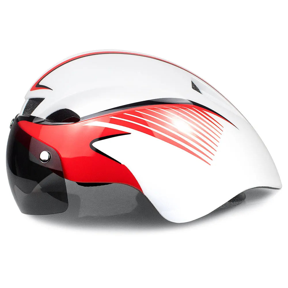Capacete de Ciclismo Aero com Lente –