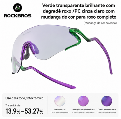 Óculos de Ciclismo Fotocromático ROCKBROS