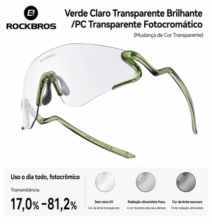 Óculos de Ciclismo Fotocromático ROCKBROS