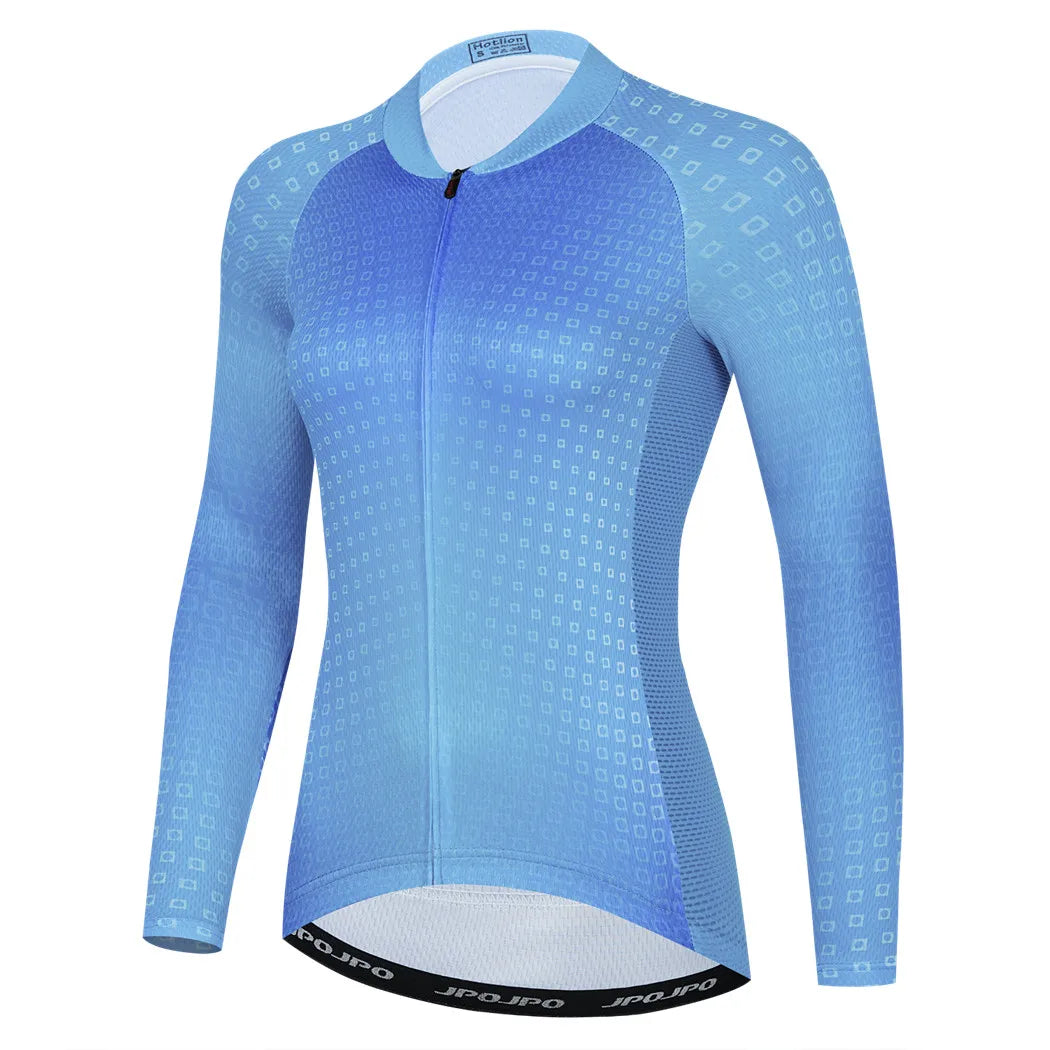 Jersey de Ciclismo Feminina Manga Longa