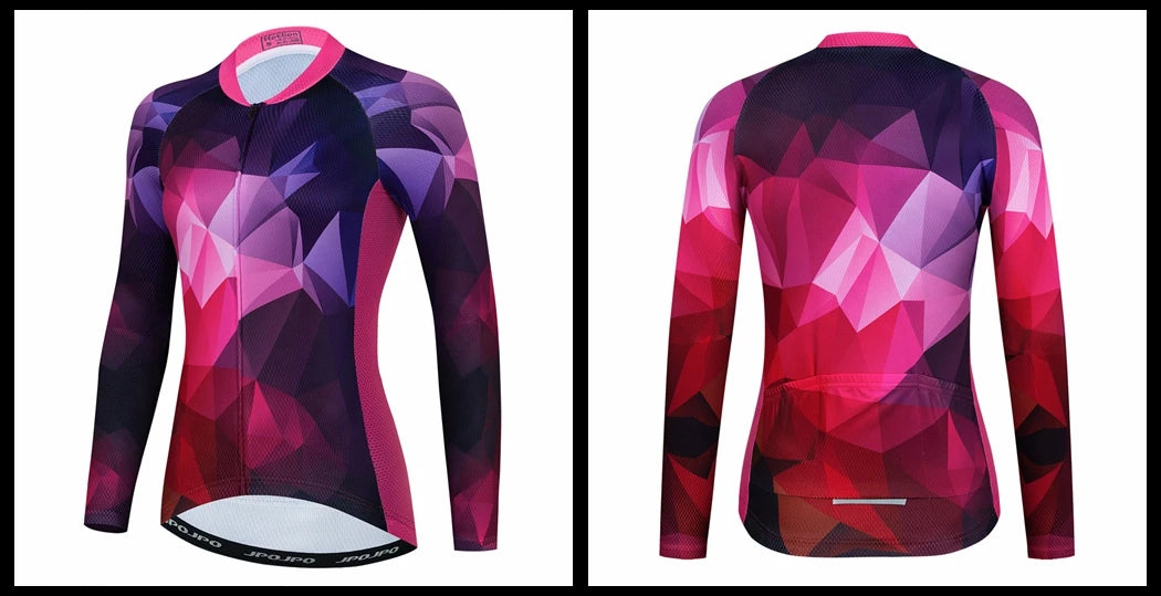 Jersey de Ciclismo Feminina Manga Longa