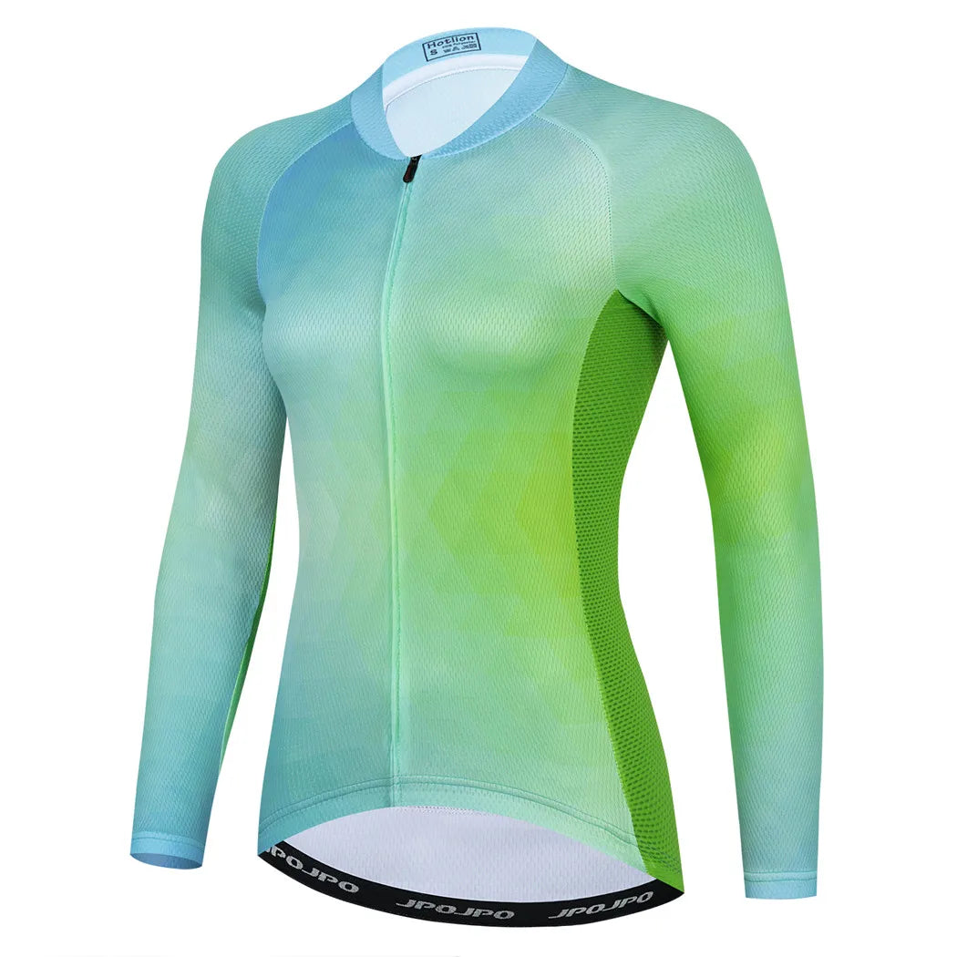 Jersey de Ciclismo Feminina Manga Longa