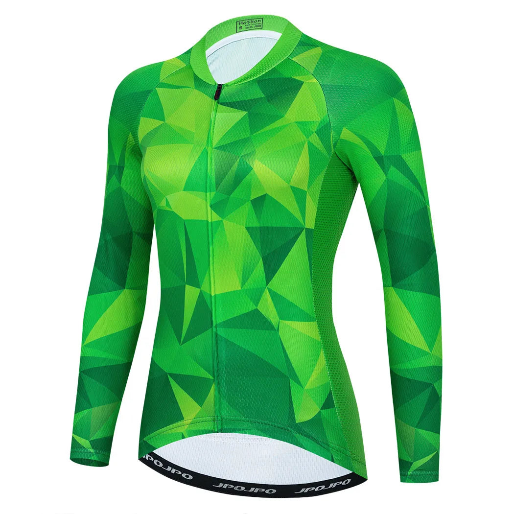 Jersey de Ciclismo Feminina Manga Longa