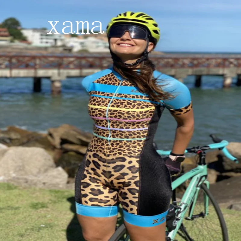 Macaquinho de Ciclismo Feminino XAMA