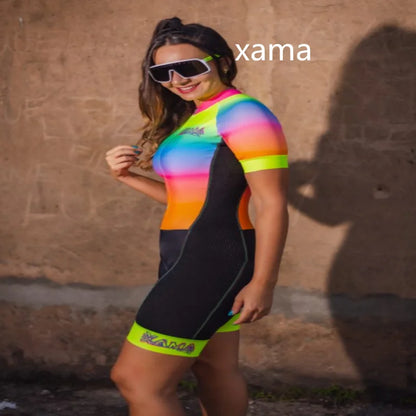 Macaquinho de Ciclismo Feminino XAMA