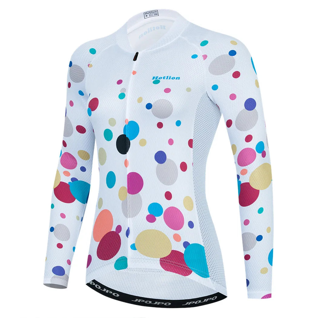 Jersey de Ciclismo Feminina Manga Longa