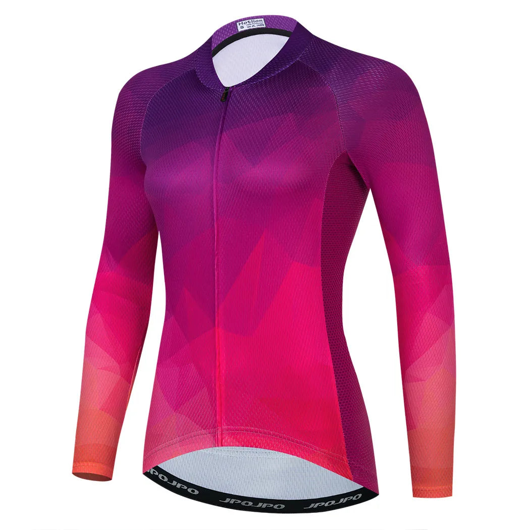 Jersey de Ciclismo Feminina Manga Longa