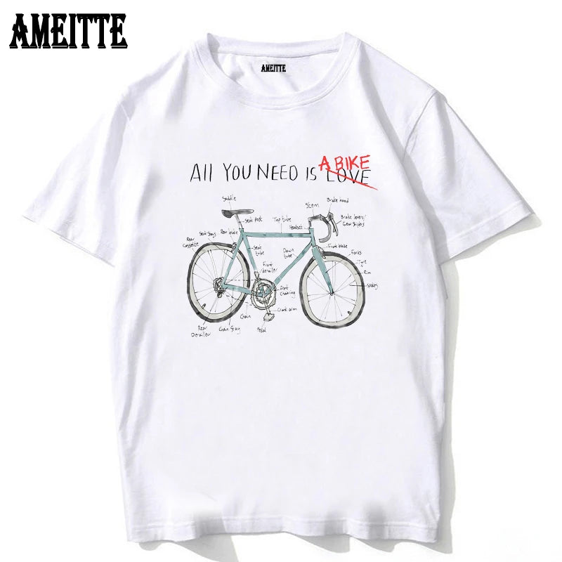 Camiseta Anatomy of a Road Bike