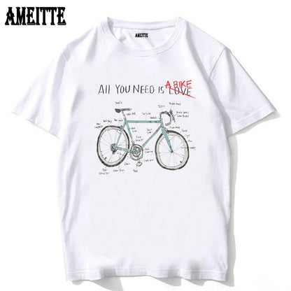Camiseta Anatomy of a Road Bike