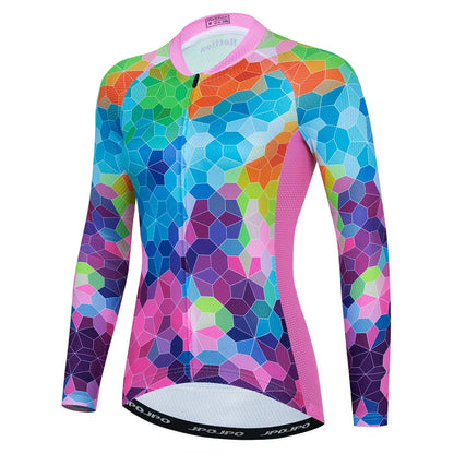 Jersey de Ciclismo Feminina Manga Longa