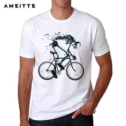 Camiseta Estampa Coração Bike