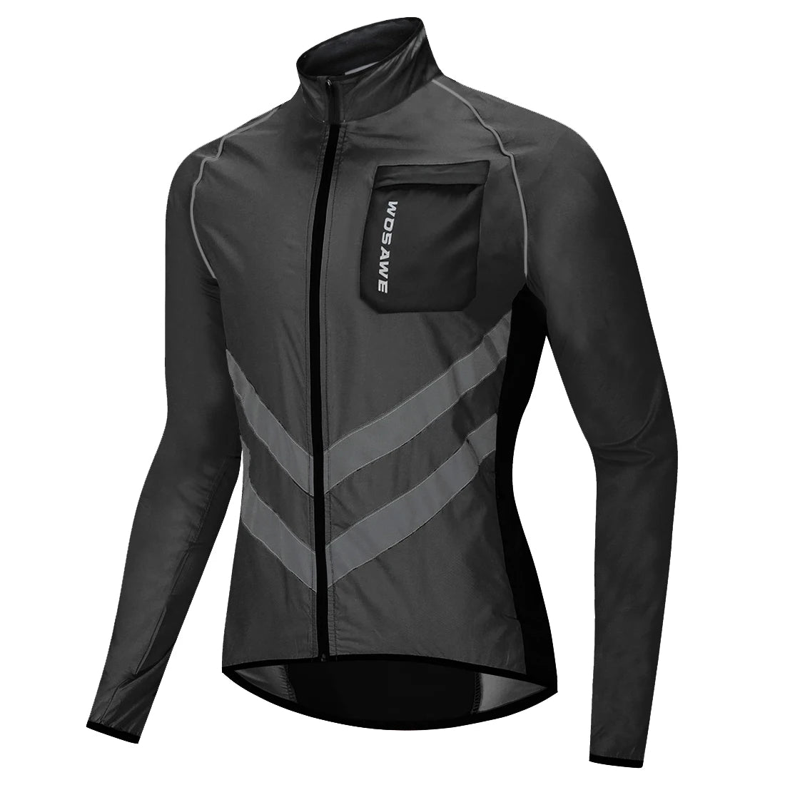 Corta Vento para Ciclismo WOSAWE Impermeável e Refletiva
