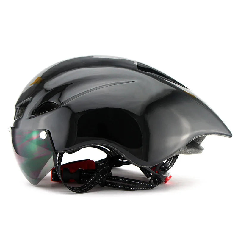 Capacete de Ciclismo com Viseira MTB e Estrada