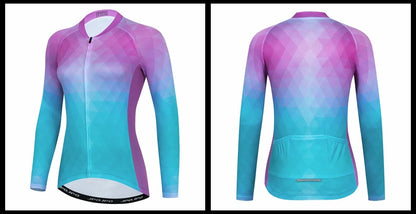 Jersey de Ciclismo Feminina Manga Longa
