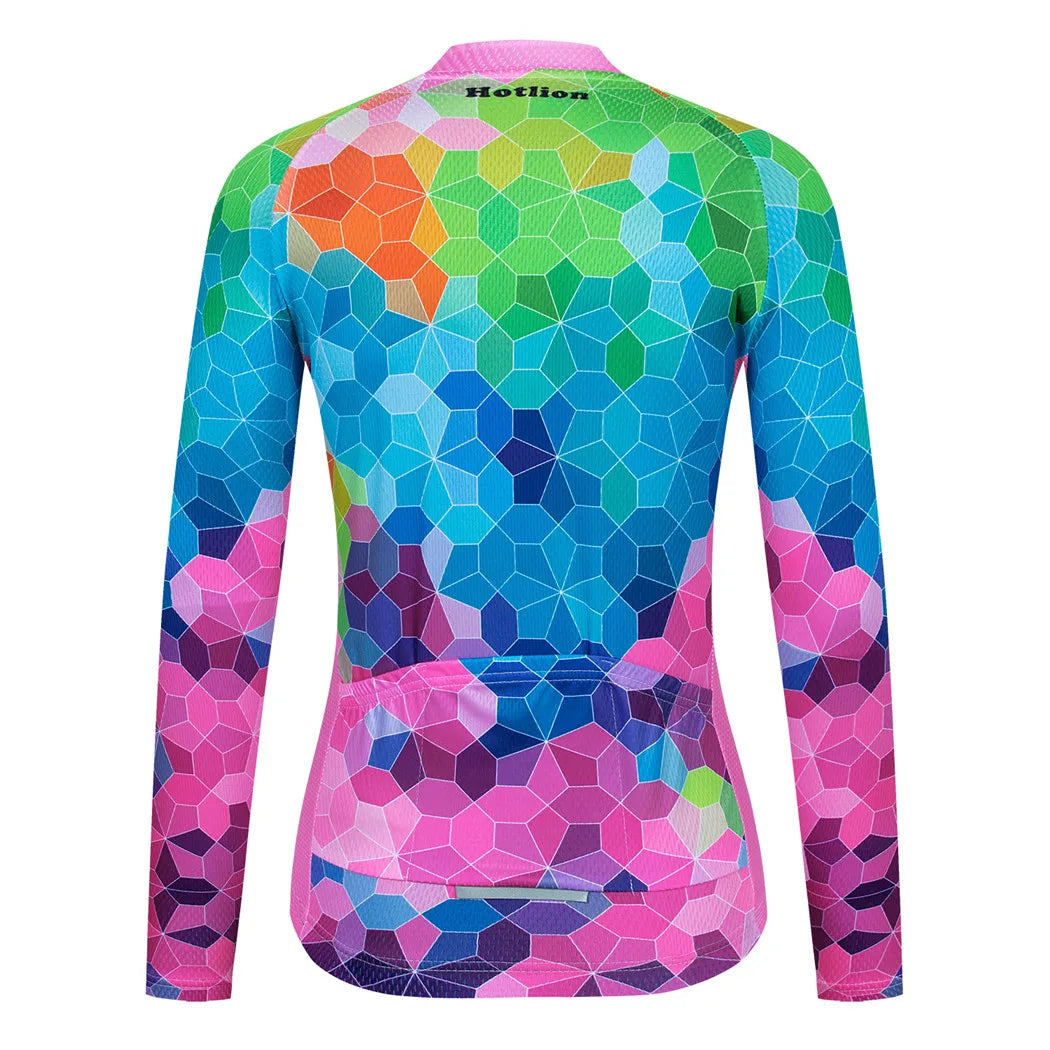 Jersey de Ciclismo Feminina Manga Longa