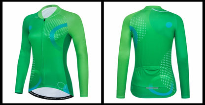 Jersey de Ciclismo Feminina Manga Longa