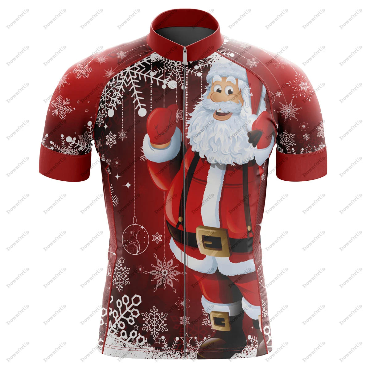 Camisa de Ciclismo Masculina Christmas