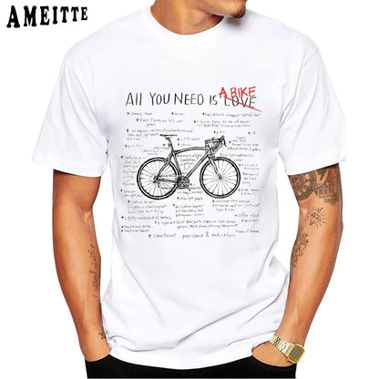 Camiseta Anatomy of a Road Bike