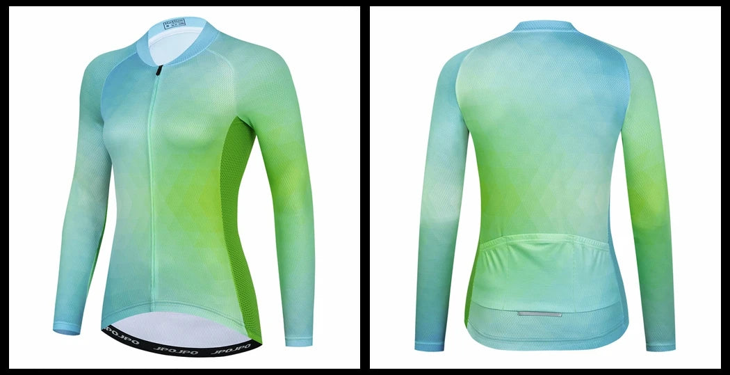 Jersey de Ciclismo Feminina Manga Longa