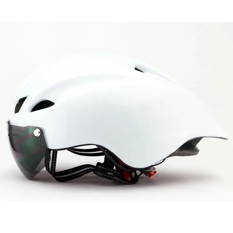 Capacete de Ciclismo com Viseira MTB e Estrada