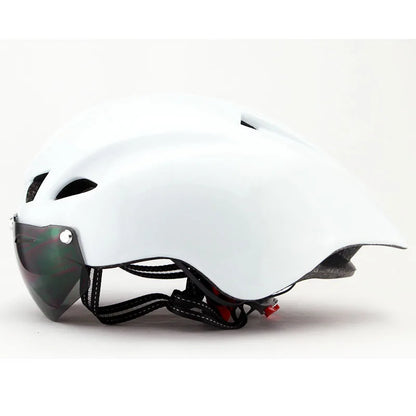 Capacete de Ciclismo com Viseira MTB e Estrada