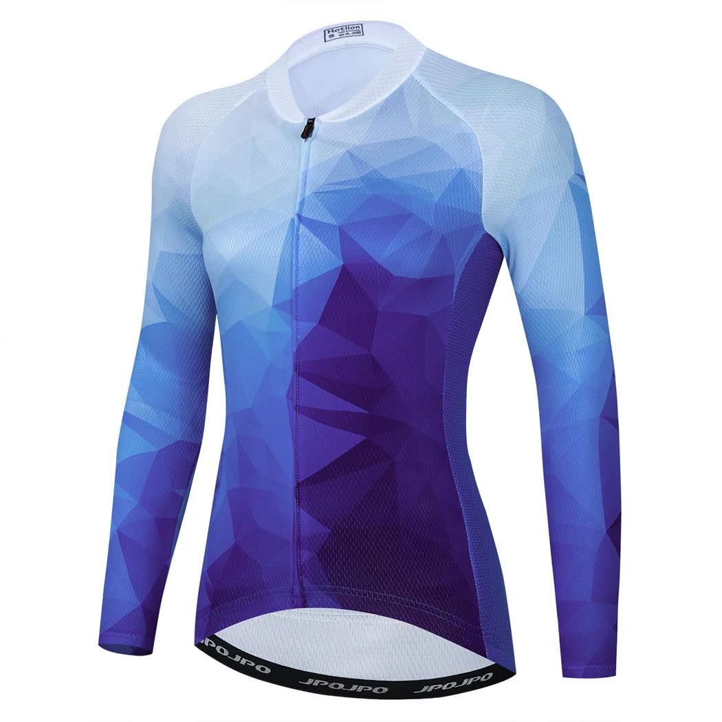 Jersey de Ciclismo Feminina Manga Longa