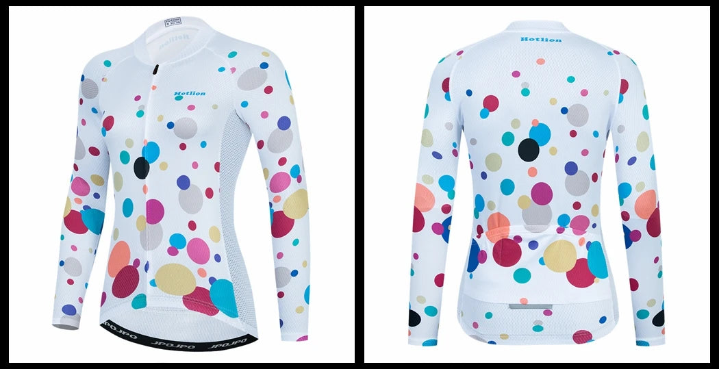 Jersey de Ciclismo Feminina Manga Longa