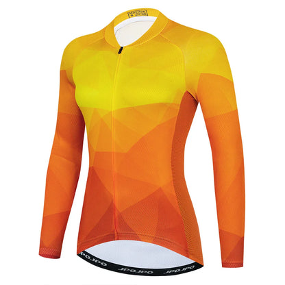 Jersey de Ciclismo Feminina Manga Longa
