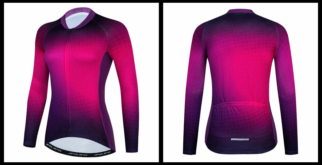 Jersey de Ciclismo Feminina Manga Longa