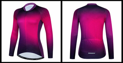 Jersey de Ciclismo Feminina Manga Longa
