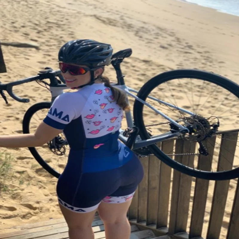 Macaquinho de Ciclismo Feminino XAMA