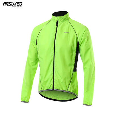 Jaqueta Corta-Vento de Ciclismo Masculina ARSUXEO