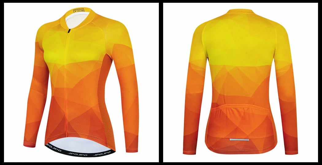 Jersey de Ciclismo Feminina Manga Longa