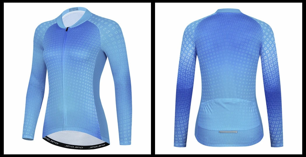 Jersey de Ciclismo Feminina Manga Longa