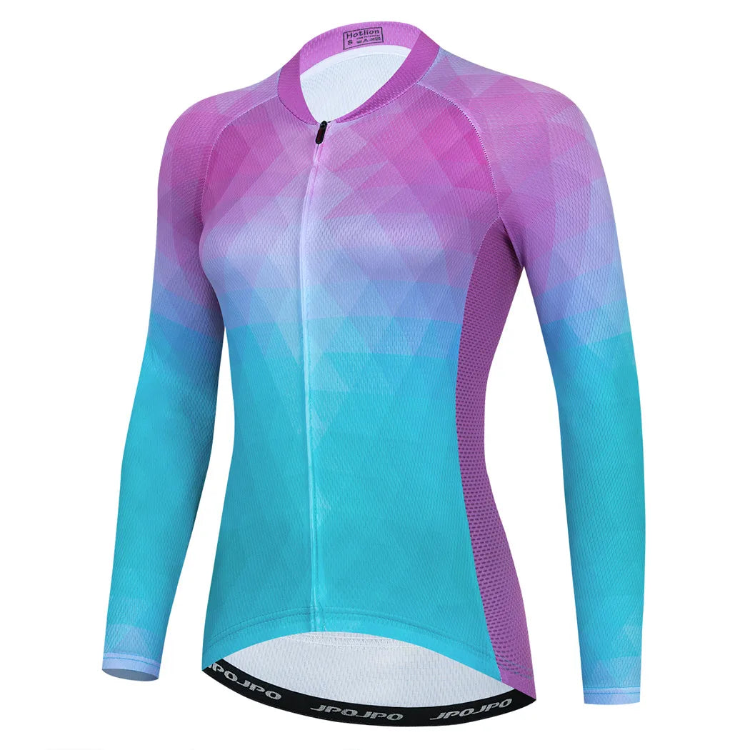 Jersey de Ciclismo Feminina Manga Longa