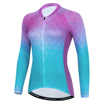 Jersey de Ciclismo Feminina Manga Longa
