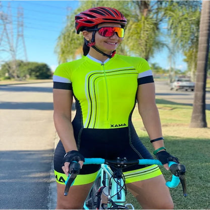 Macaquinho de Ciclismo Feminino XAMA