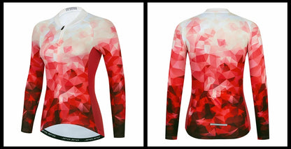 Jersey de Ciclismo Feminina Manga Longa