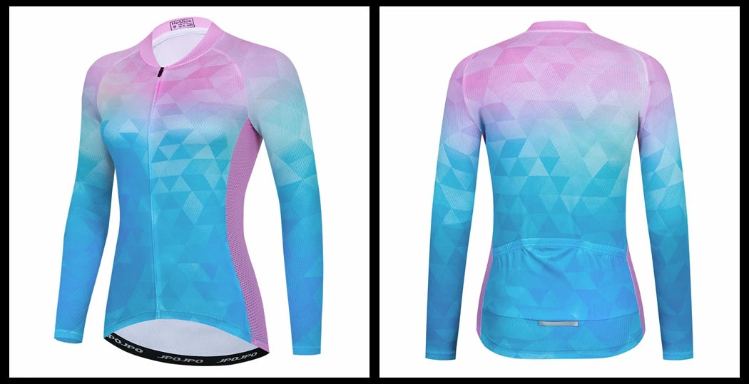 Jersey de Ciclismo Feminina Manga Longa