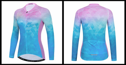 Jersey de Ciclismo Feminina Manga Longa