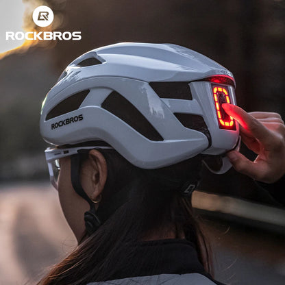 ROCKBROS Cycling Helmet with LED Light