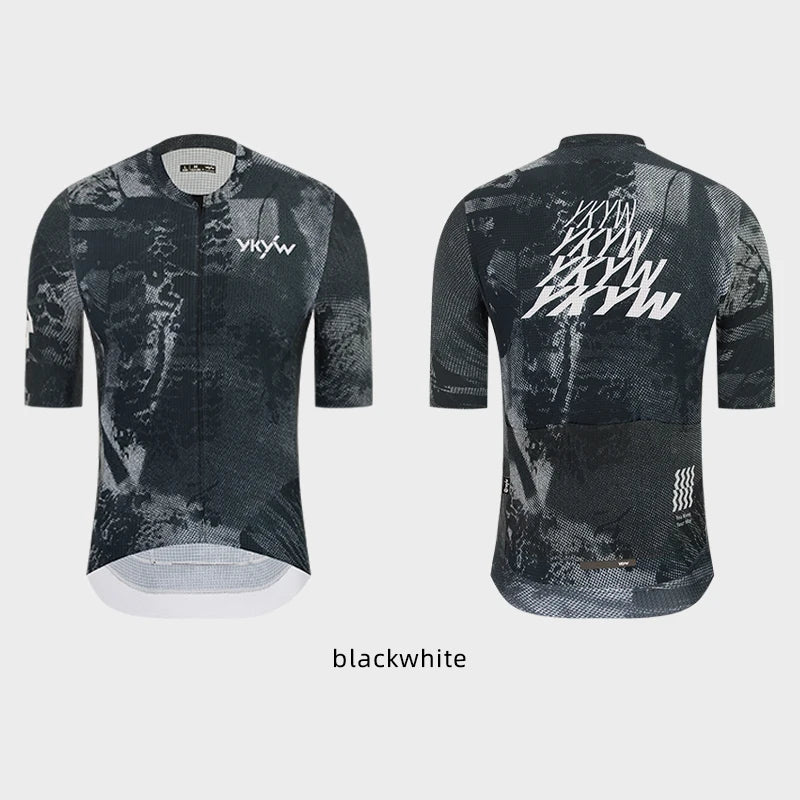 Camisa de Ciclismo Masculina YKYWBIKE Slim Fit