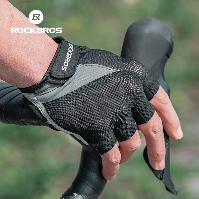 Luvas de Ciclismo ROCKBROS Meio Dedo