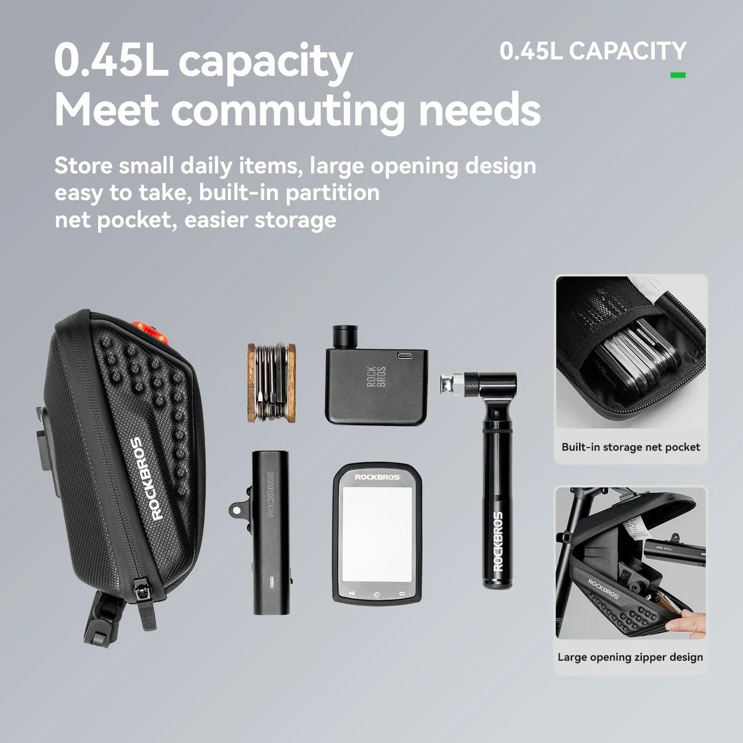 Bolsa de Selim ROCKBROS Hard Shell