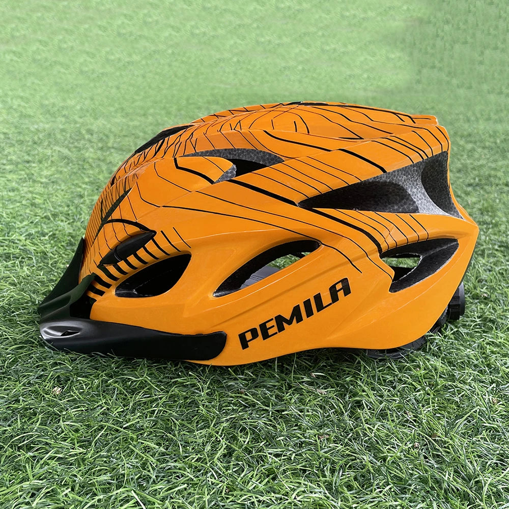 Capacete de Ciclismo Ultralight com Viseira