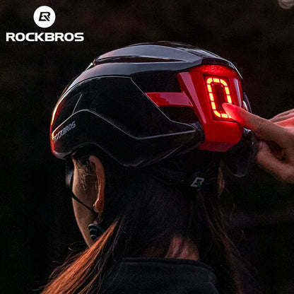 ROCKBROS Cycling Helmet with LED Light